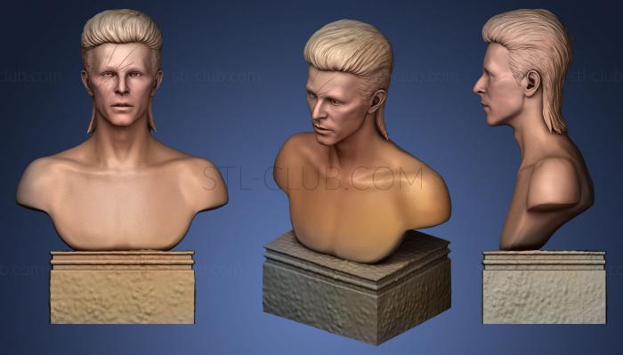 3D мадэль Дэвид Боуи (STL)